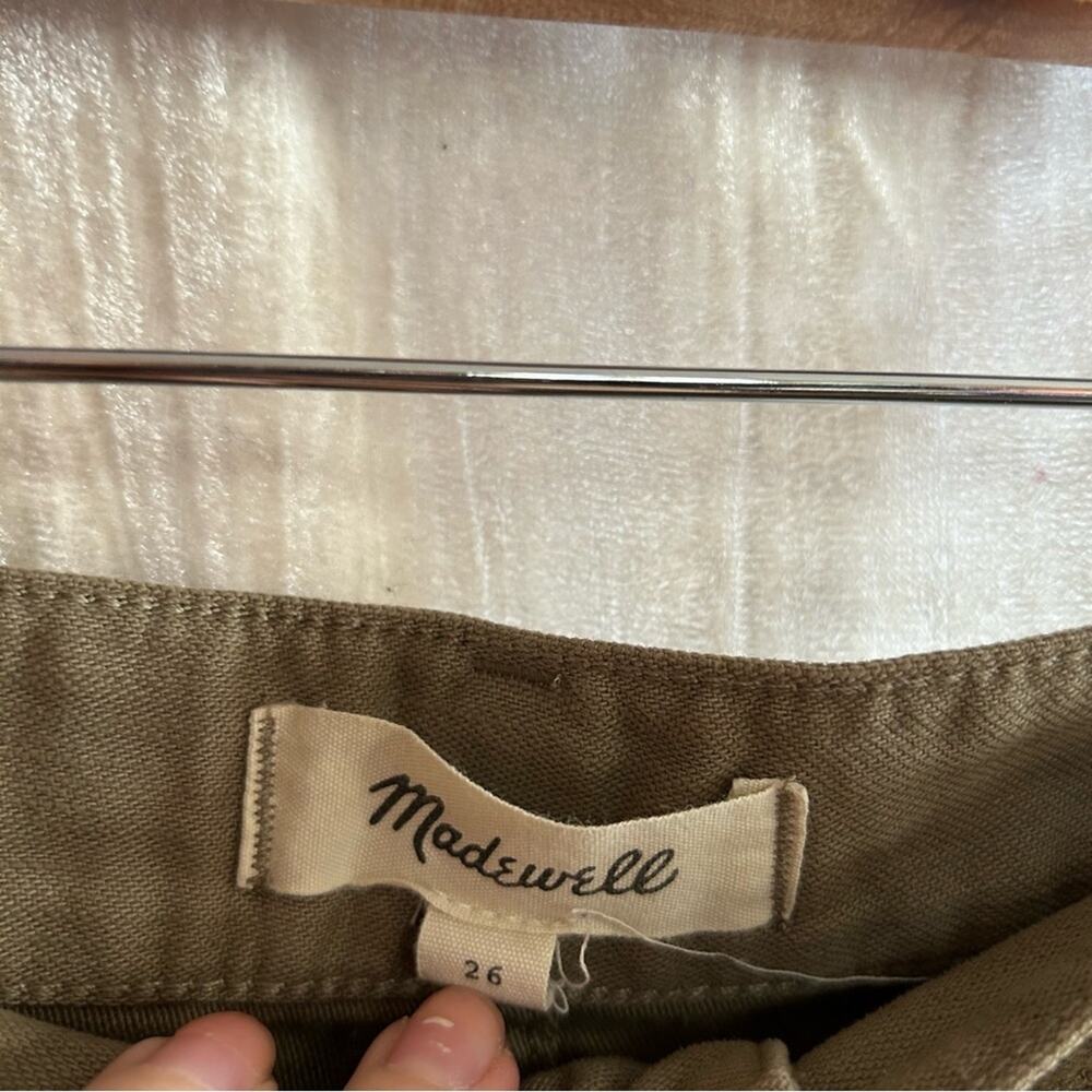 Madewell High-Rise Cargo Fatigue Pants Distant Surplus Green Utility Joggers‎ 26 - Picture 5 of 9